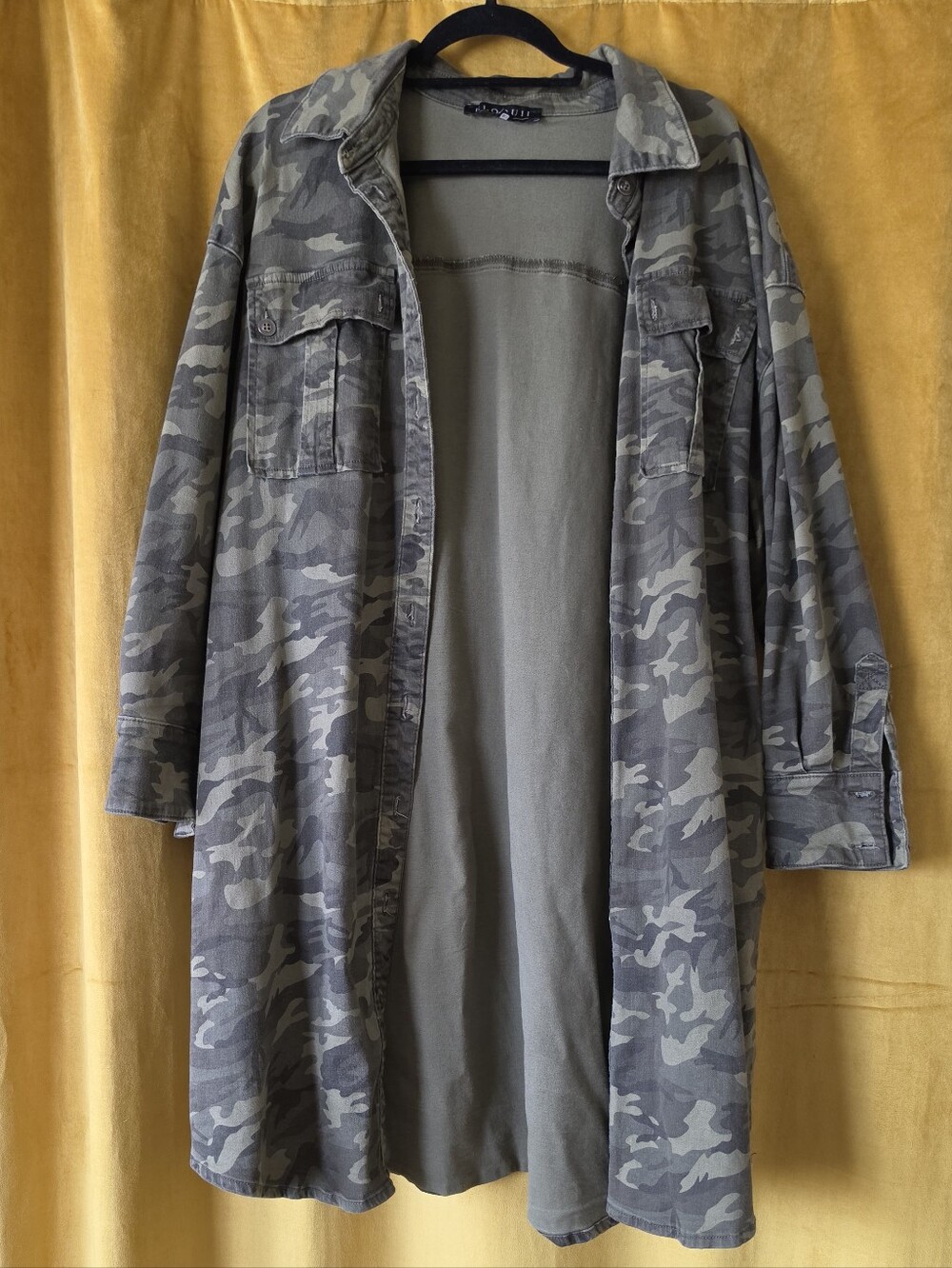 Eloquii Olive Camo Utility Jacket